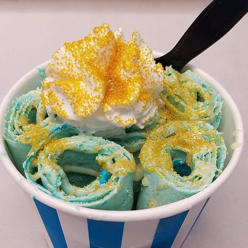 Cowbell Rolled Ice Cream