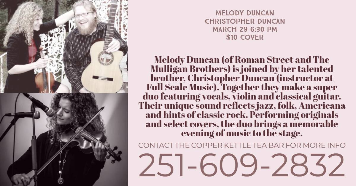 Intimate Concert with Melody Duncan and Christopher Duncan